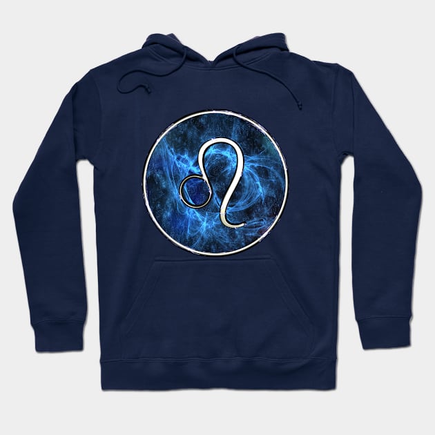 Leo Western Astrology Sign Hoodie by macdonaldcreativestudios